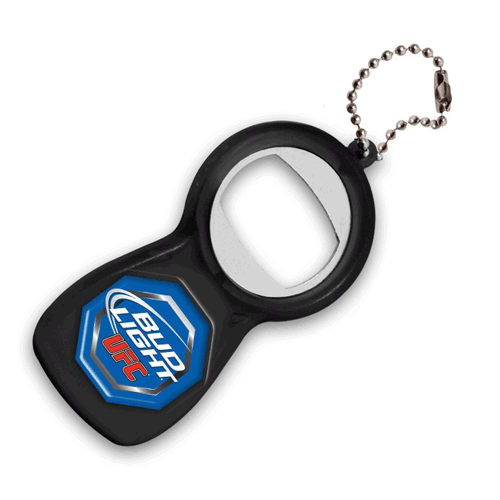 promotional plastic with iron beer bottle key tag, custom