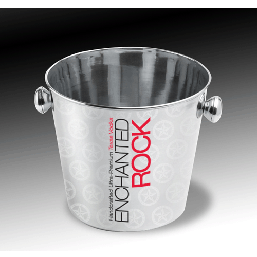 stainless steel ice bucket, bar items, promotional items, branding