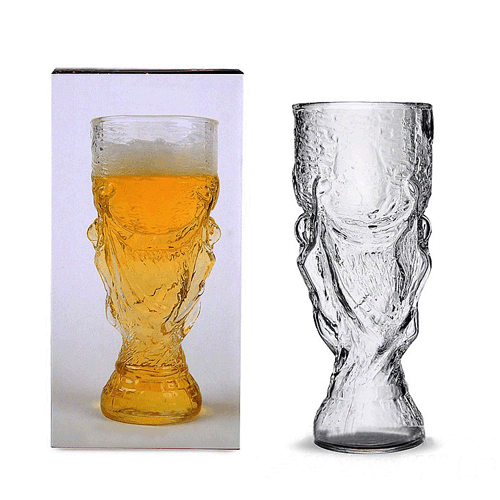 personized world cup customized beer glass, print logo