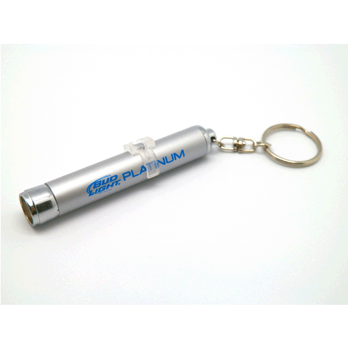 promotional LED keychain torch, custom logo