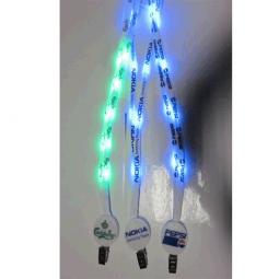 High Quality Custom Promotional Led Light Up Flashing Lanyard