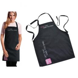 Custom Print/Embroidery Logo Cotton Apron For Home Kitchen Use