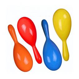 Cheap customized plastic party maracas for kids and children, event promotional sand hammer, logo printed toys, UP-TGM001