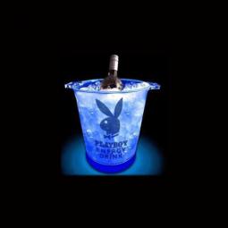 Hot Selling Promotional PS plastic Light Up Led Ice Bucket For Bar