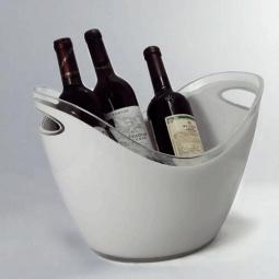 Hot Selling Promotional PS plastic Light Up Led Ice Bucket For Bar