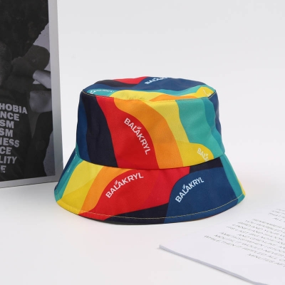 Custom Print Unisex Polyester Bucket Hats